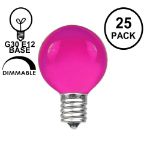 Purple Satin G30 5 Watt Replacement Bulbs 25 Pack