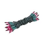 Non Connectable Purple Green Wire Mini Lights 20 Light 8.5'