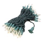 Connect 10 Clear Christmas Mini Lights 100 Light 50 Feet Long