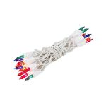 Non Connectable Multi (assorted) White Wire Mini Lights 20 Light 8.5'