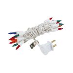 Non Connectable Multi (assorted) White Wire Mini Lights 20 Light 8.5'