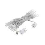 35 Light 17' Long White Wire Christmas Mini Lights