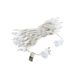 50 Light 25' Long White Wire Mini Christmas Lights
