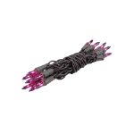Non Connectable Purple Brown Wire Mini Lights 20 Light 8.5'