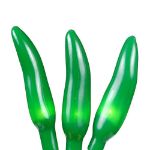 Green Chili Pepper Cluster Ristras 50 light