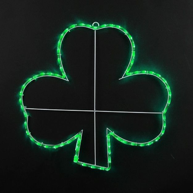 24" Shamrock LED St. Patrick's Day Motif