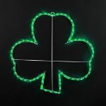 12" Shamrock LED St. Patrick's Day Motif 