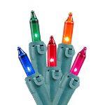 4' X 6' Super Bright Multi Net Lights - Green Wire