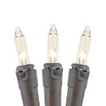 Non Connectable Brown Wire Mini Lights 35 Light 13.5'