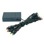 20 LED Battery Operated Lights Multi Colored Green Wire