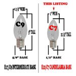 C7 25 Light String Set with Red Twinkle Bulbs on White Wire