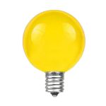 100 G40 Globe String Light Set with Yellow Bulbs on Black Wire