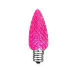 Pink C9 LED Replacement Bulbs 25 Pack 