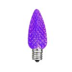 Purple C9 LED Replacement Bulbs 25 Pack 
