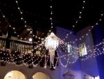Clear 50 Light 11' Long White Wire Christmas Mini Lights