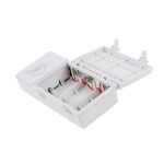 50 LED Battery Operated Lights Red on White Wire