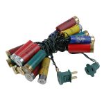 Shotgun Shell Lights Multi Green Wire
