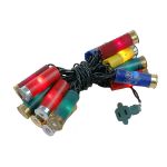 Shotgun Shell Lights Multi Green Wire