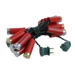Redneck Shotgun Shell Lights Green Wire 