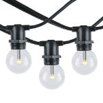 25 Warm White LED G30 Commercial Grade Candelabra Base Light Set