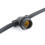 25 Warm White LED G30 Commercial Grade Candelabra Base Light Set