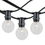 100 Clear G40 Commercial Grade Candelabra Base Light Set
