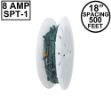 C7 500' Spool 18" Spacing 8 Amp Green Wire