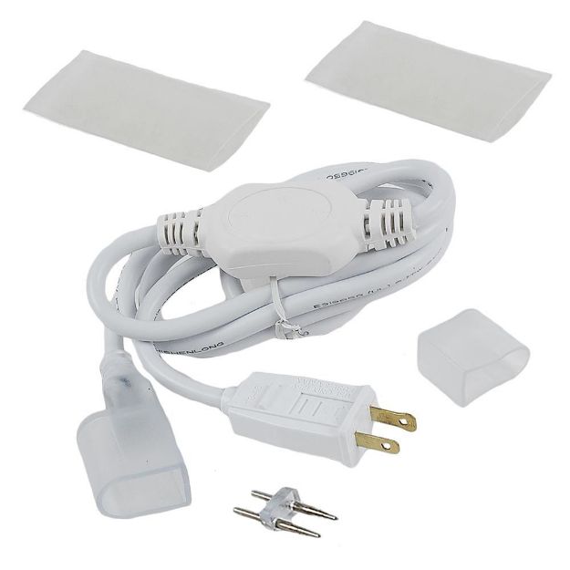 5' LED Neon Flex Rope Light Connector Kit 120 Volt