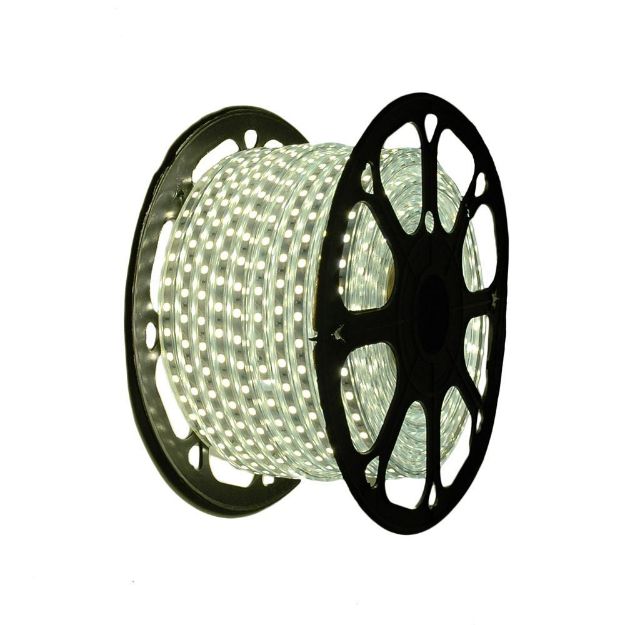 Warm White LED Strip Light Spool 164' of 1/2" 2 Wire 120V