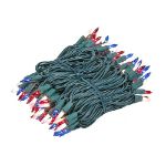 Red/White/Blue Multi Function Chasing Christmas Lights