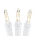 Clear Multi Function Chasing Christmas Lights White Wire