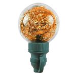 25 Multi Tinsel LED G40 Pre-Lamped String Lights **ON SALE**