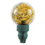 25 Multi Tinsel LED G40 Pre-Lamped String Lights **ON SALE**