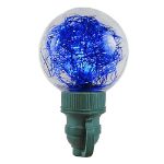 25 Multi Tinsel LED G40 Pre-Lamped String Lights **ON SALE**