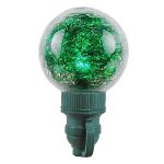25 Multi Tinsel LED G40 Pre-Lamped String Lights **ON SALE**