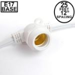 25' White Commercial Grade stringer e17 Base