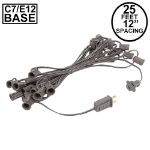C7 25' Stringers 12" Spacing Brown Wire