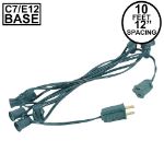 C7 10' Stringers 12" Spacing Green Wire