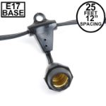 25' Suspended Black Commercial Grade stringer e17 Base