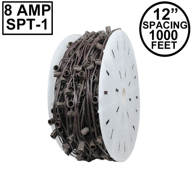 C7 1000 Spool 12" Spacing 8 Amp Brown Wire