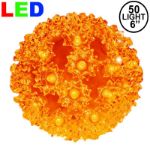 50 Orange LED 6" Sphere