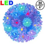 50 Multi LED 6" Sphere