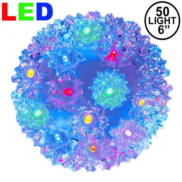 50 Multi LED 6" Sphere