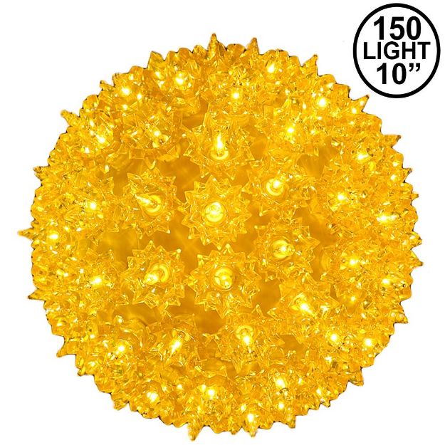 Yellow 150 Light Starlight Sphere 10"