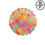 Multi 50 Light Mini Starlight Sphere 6"