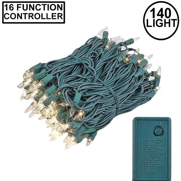 Clear Multi Function Chasing Christmas Lights 