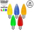 Twinkle Multi/Assorted C9 LED Replacement Bulbs 25 Pack
