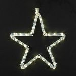 12" Small Christmas Star LED Rope Light Motif