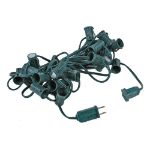 C9 Magnetic 25' Stringers 12" Spacing Green Wire