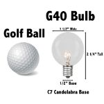100 G40 Globe String Light Set with Multi Colored Bulbs on Brown Wire